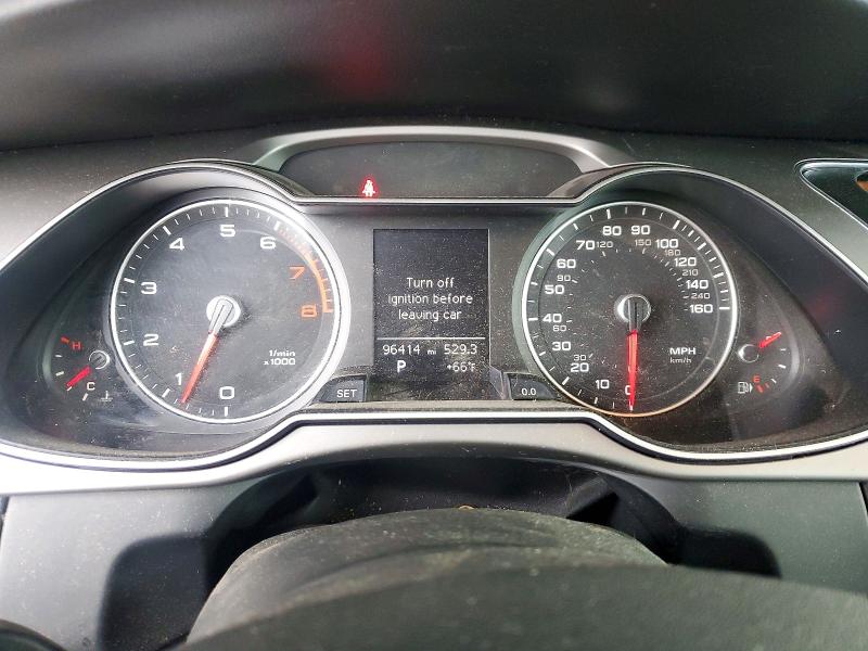 2014 Audi A4 VIN WAUAFAFL2EN027251 COPART salvage auction — FRONT END, CA - SALVAGE CERTIFICATE, sold $175 on 2026-07-23 (photo 9)
