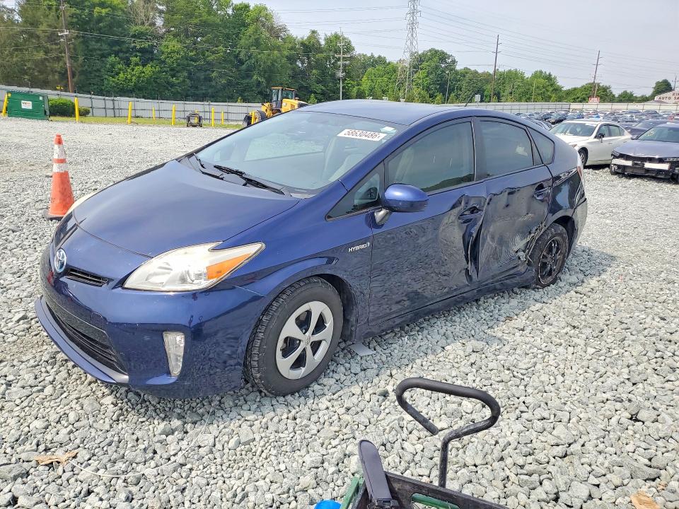 2014 Toyota Prius VIN JTDKN3DU4E0359819 COPART salvage auction — SIDE, Nc - Salvage Certificate Of Title, sold $150 on 2026-07-29 (photo 1)