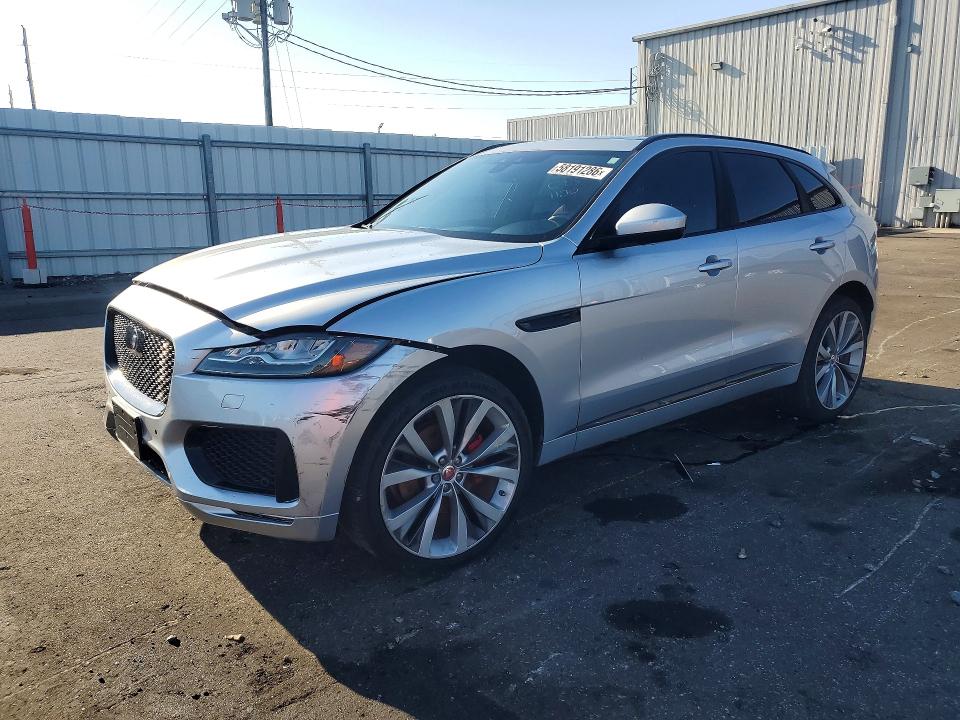 2019 Jaguar F-pace VIN SADCM2FV8KA354401 — COPART salvage auction photo