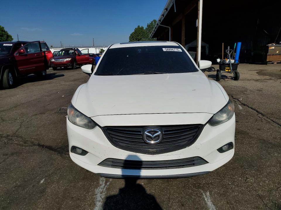 2015 Mazda 6 VIN JM1GJ1W53F1193199 COPART salvage auction — HAIL, Co - Certificate Of Title, sold $275 on 2026-07-28 (photo 5)