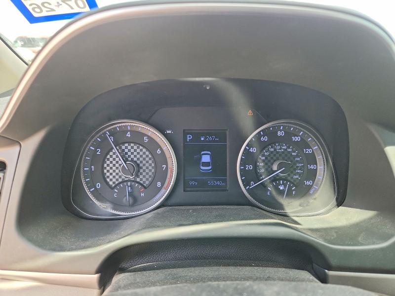 2020 Hyundai VIN KMHD84LF2LU027954 COPART salvage auction — FRONT END, Tx - Salvage Vehicle Title, sold $3,200 on 2026-07-09 (photo 9)