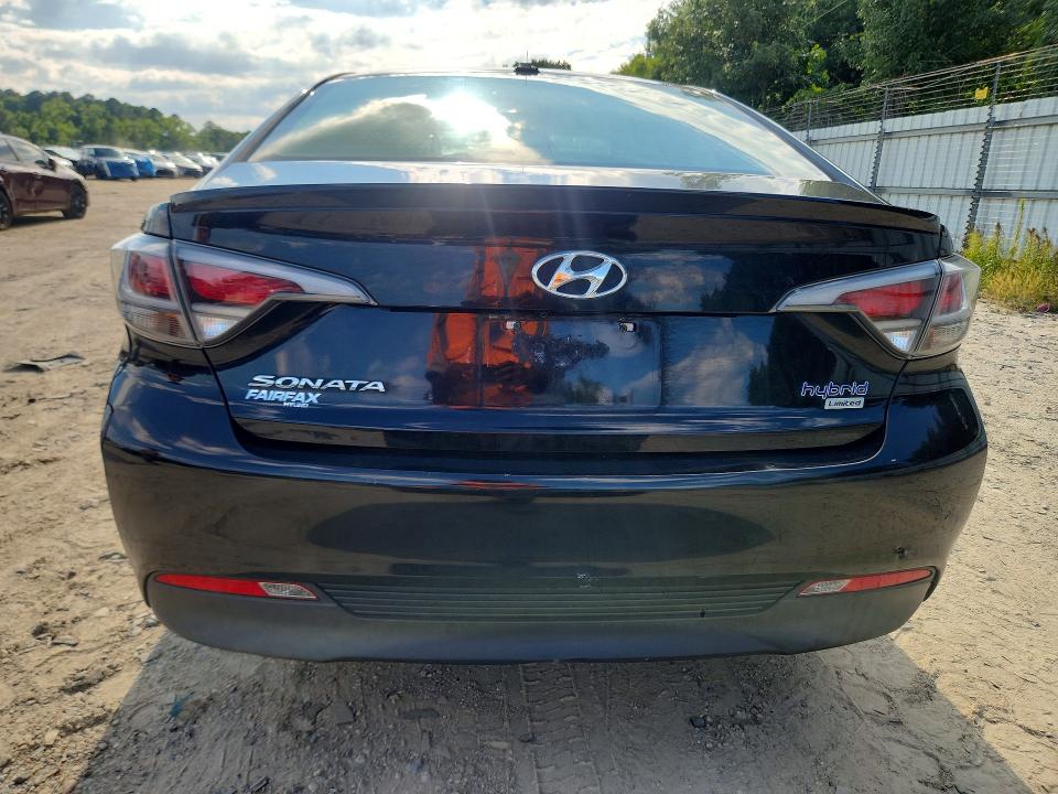 2016 Hyundai Sonata VIN KMHE34L1XGA017719 COPART salvage auction — FRONT END, Va - Certificate Of Title, sold $250 on 2026-07-07 (photo 6)