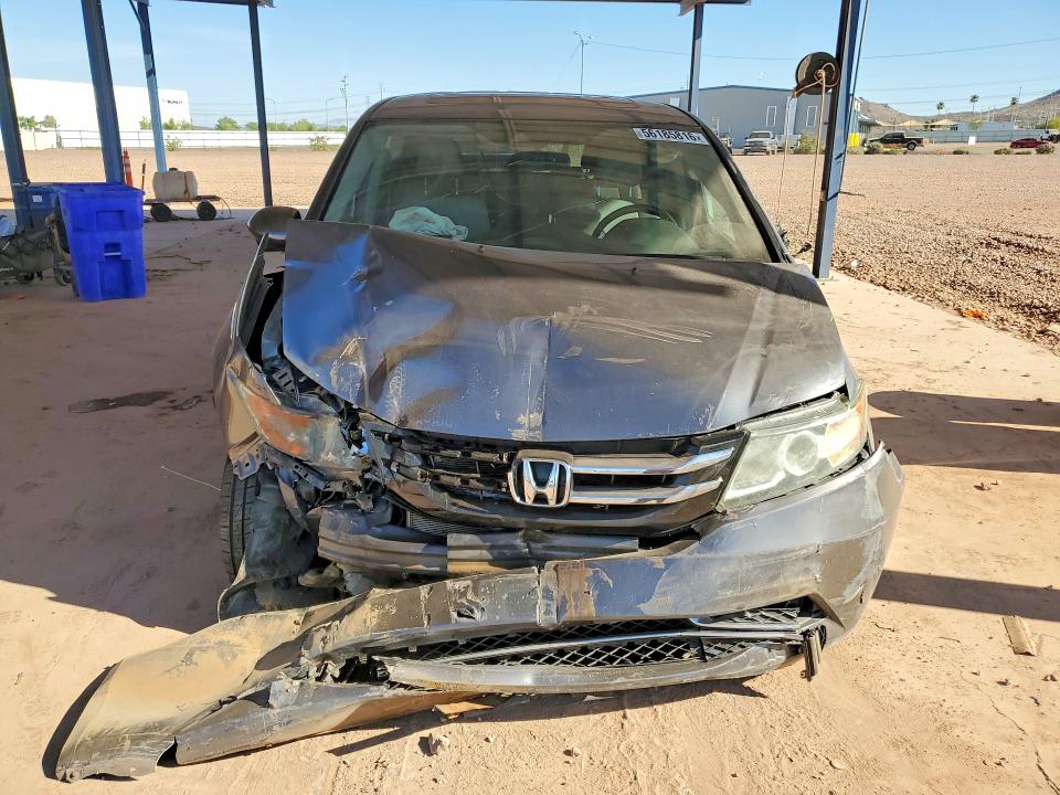 2017 Honda Odyssey VIN 5FNRL5H63HB022186 COPART salvage auction — FRONT END, Az - Cert Of Title - Salvage, sold $1,850 on 2026-07-30 (photo 5)