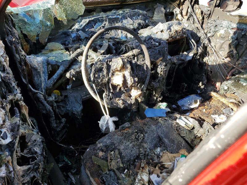 2021 Toyota Prius prime VIN JTDKAMFP3M3195517 COPART salvage auction — BURN, NY - MV-907A SALVAGE CERTIFICATE, sold $975 on 2026-07-14 (photo 8)
