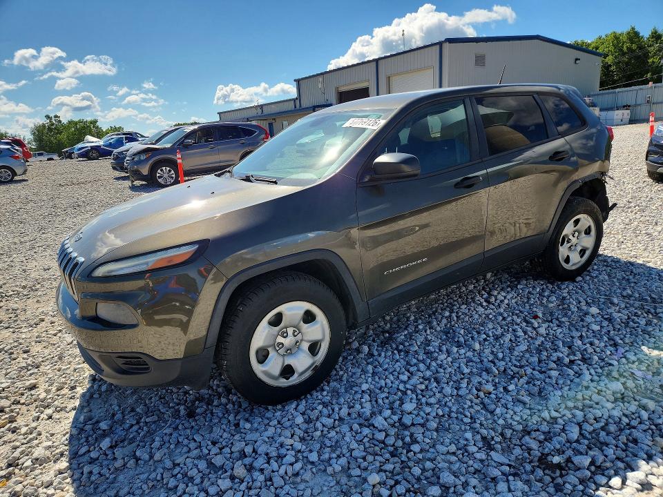 2014 Jeep Cherokee VIN 1C4PJMAB5EW295796 COPART salvage auction — REAR END, Id - Certificate Of Title, sold $975 on 2026-07-09 (photo 1)