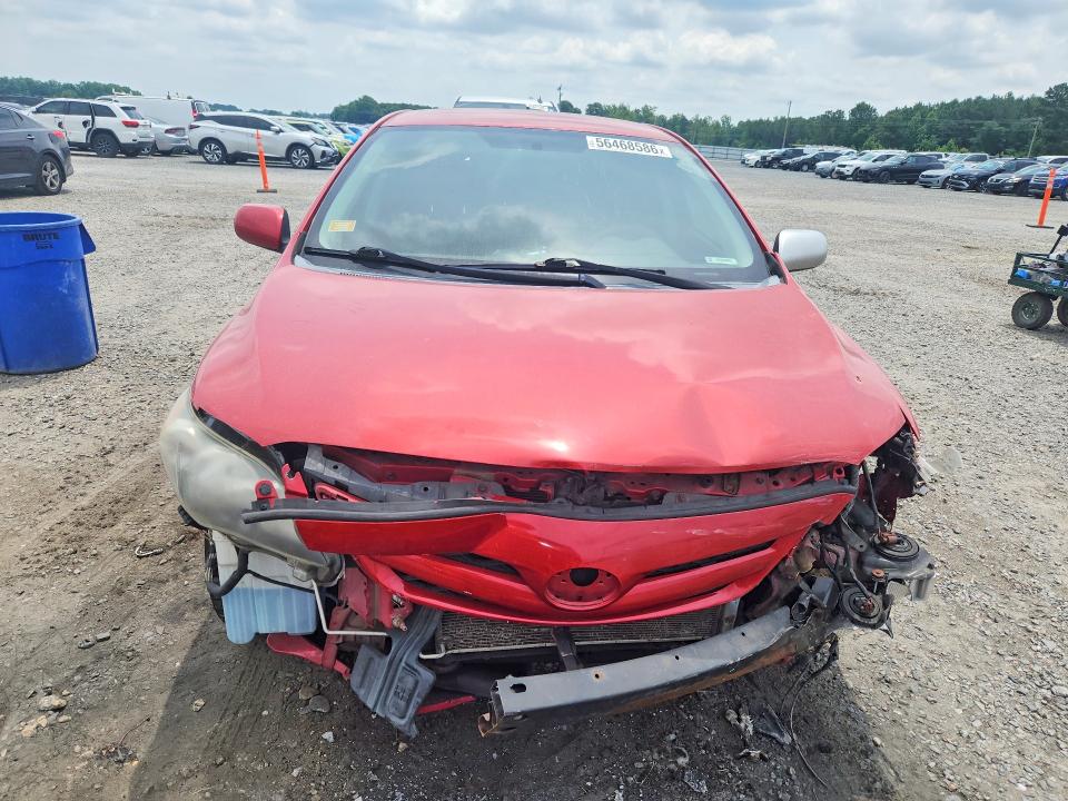2012 Toyota Corolla VIN 5YFBU4EE4CP026037 COPART salvage auction — FRONT END, Nc - Salvage Certificate Of Title, sold $2,100 on 2026-07-20 (photo 5)