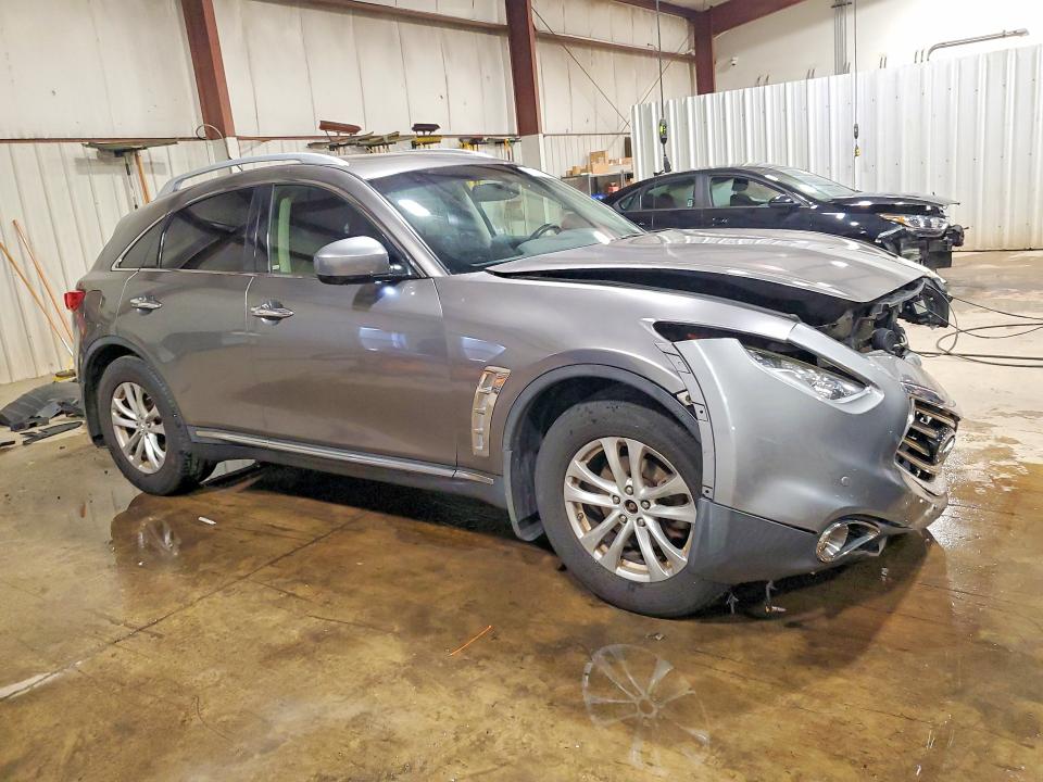 2013 Infiniti Fx37 VIN JN8CS1MW9DM172851 COPART salvage auction — FRONT END, Pa - Certificate Of Salvage, sold $850 on 2026-07-31 (photo 4)