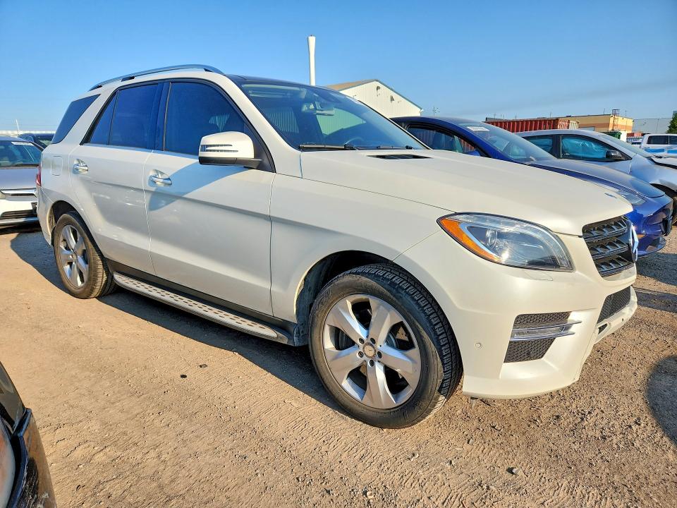 2013 Mercedes-benz Ml-class VIN 4JGDA2EB1DA142065 COPART salvage auction — FRONT END, ON - PERMIT NO BRAND - UNFIT, sold $3,850 on 2026-07-23 (photo 4)