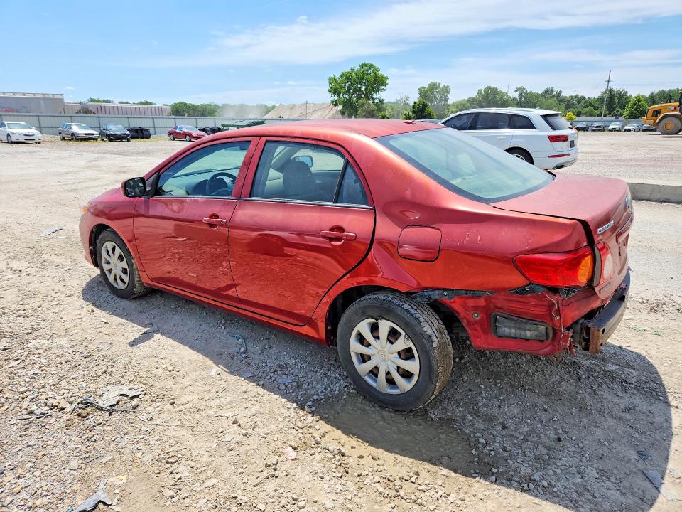 2010 Toyota Corolla VIN JTDBU4EEXA9115839 COPART salvage auction — REAR END, KS - CERT OF TITLE-SALVAGE, sold $1,800 on 2026-07-14 (photo 2)