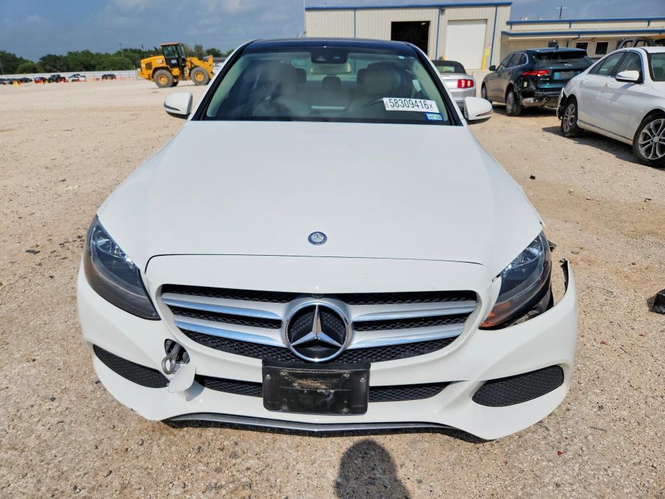 2017 Mercedes-benz C class VIN 55SWF4JB5HU189451 COPART salvage auction — FRONT END, Tx - Certificate Of Title, sold $3,000 on 2026-07-09 (photo 5)