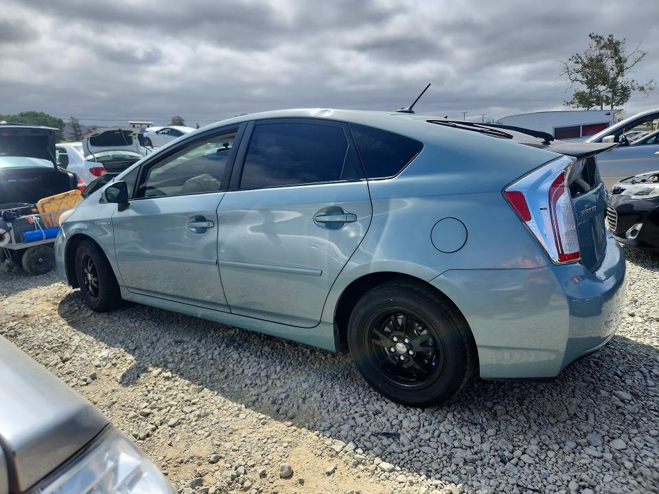 2013 Toyota Prius VIN JTDKN3DU0D1615625 COPART salvage auction — FRONT END, CA - SALVAGE CERTIFICATE, sold $525 on 2026-07-14 (photo 2)