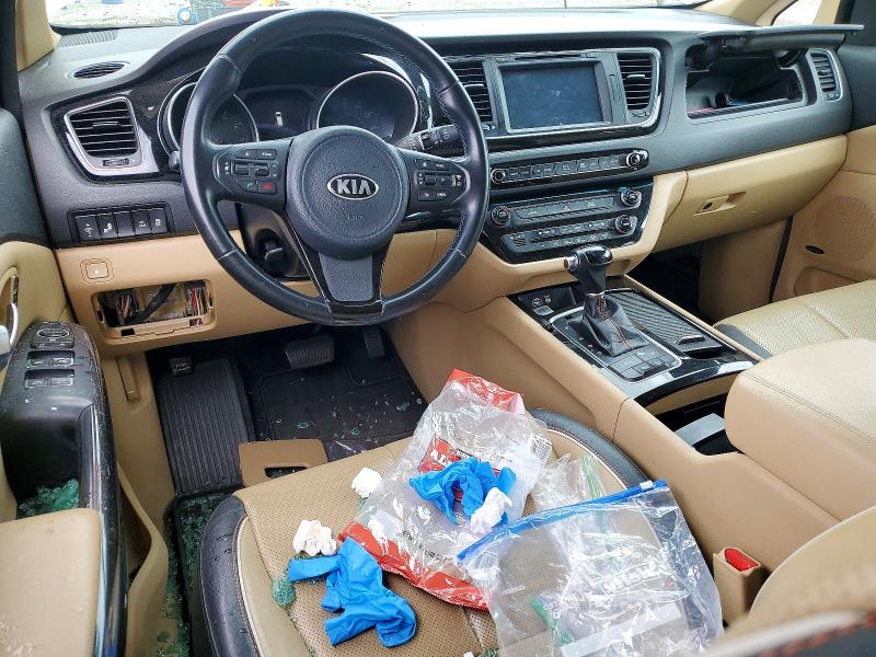 2015 Kia SEDONA VIN KNDMC5C17F6046571 COPART salvage auction — VANDALISM, WA - BILL OF SALE, sold $1,850 on 2026-07-24 (photo 8)