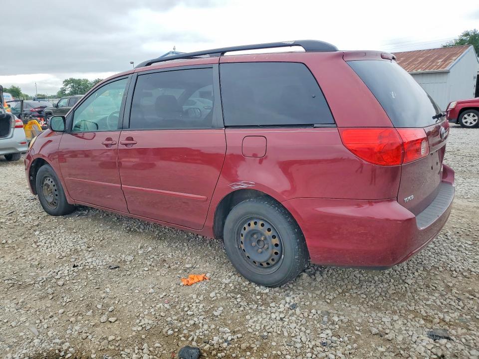 2009 Toyota Sienna VIN 5TDZK23C09S288759 COPART salvage auction — FRONT END, Oh - Certificate Of Title, sold $700 on 2026-07-17 (photo 2)
