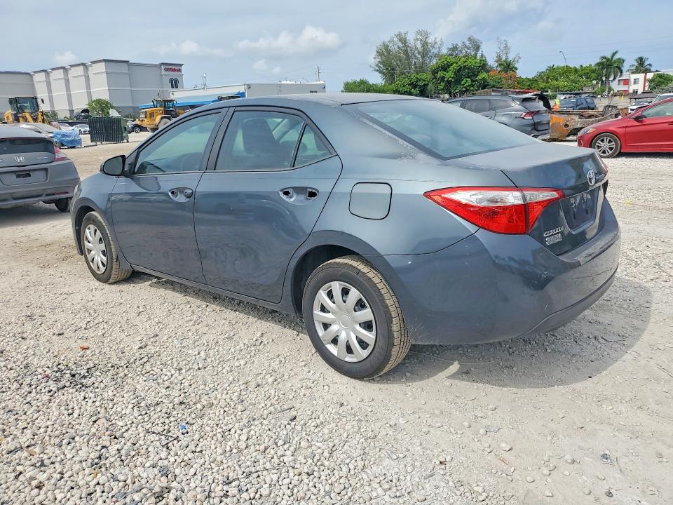 2016 Toyota Corolla VIN 5YFBURHE2GP509041 COPART salvage auction — NORMAL WEAR, FL - CERT OF TITLE SLVG REBUILDABLE, sold $3,250 on 2026-07-10 (photo 2)