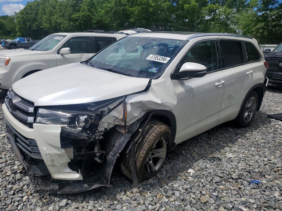 2019 Toyota VIN 5TDDZRFH3KS915739 COPART salvage auction — FRONT END, Salvage Title, sold $14,000 on 2026-07-16 (photo 1)