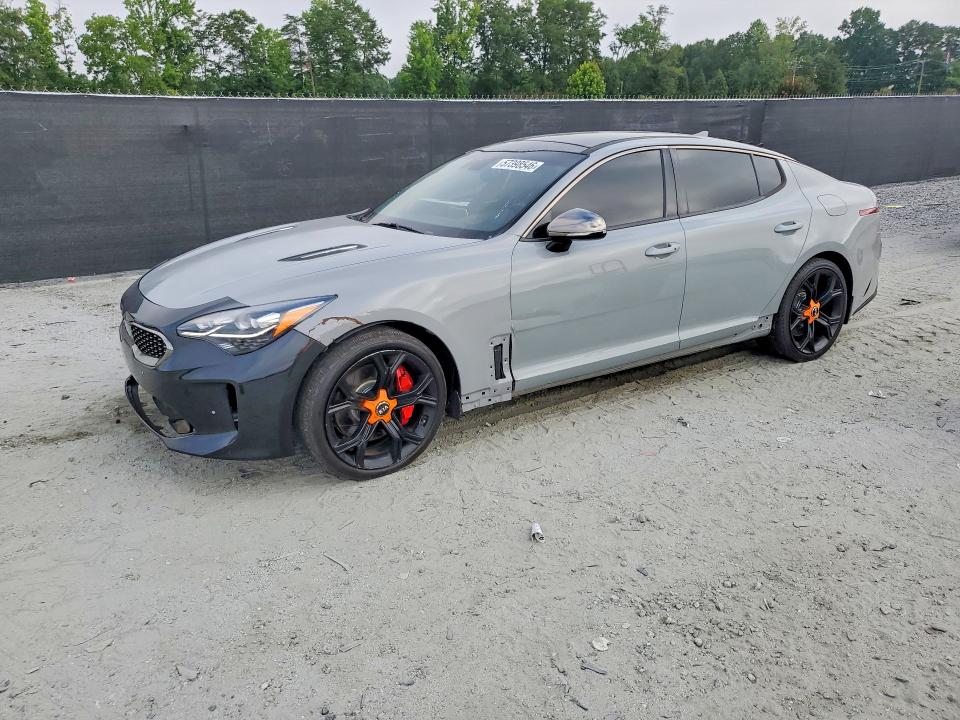 2019 Kia Stinger VIN KNAE45LC9K6061454 COPART salvage auction — SIDE, Sc - Certificate Of Title (P), sold $8,700 on 2026-07-29 (photo 1)