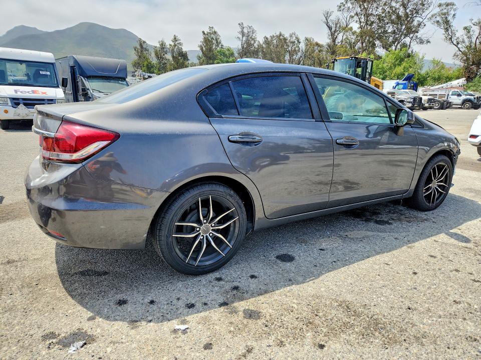 2013 Honda Civic VIN 2HGFB2F50DH513528 COPART salvage auction — FRONT END, Ca - Salvage Certificate, sold $1,600 on 2026-07-02 (photo 3)