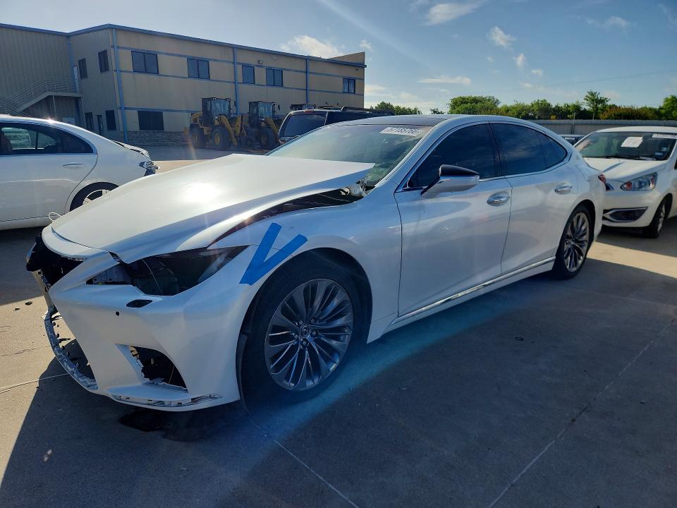 2022 Lexus Ls 500 VIN JTHD51FF5N5017163 COPART salvage auction — FRONT END, Tx - Salvage Vehicle Title, sold $24,100 on 2026-07-02 (photo 1)