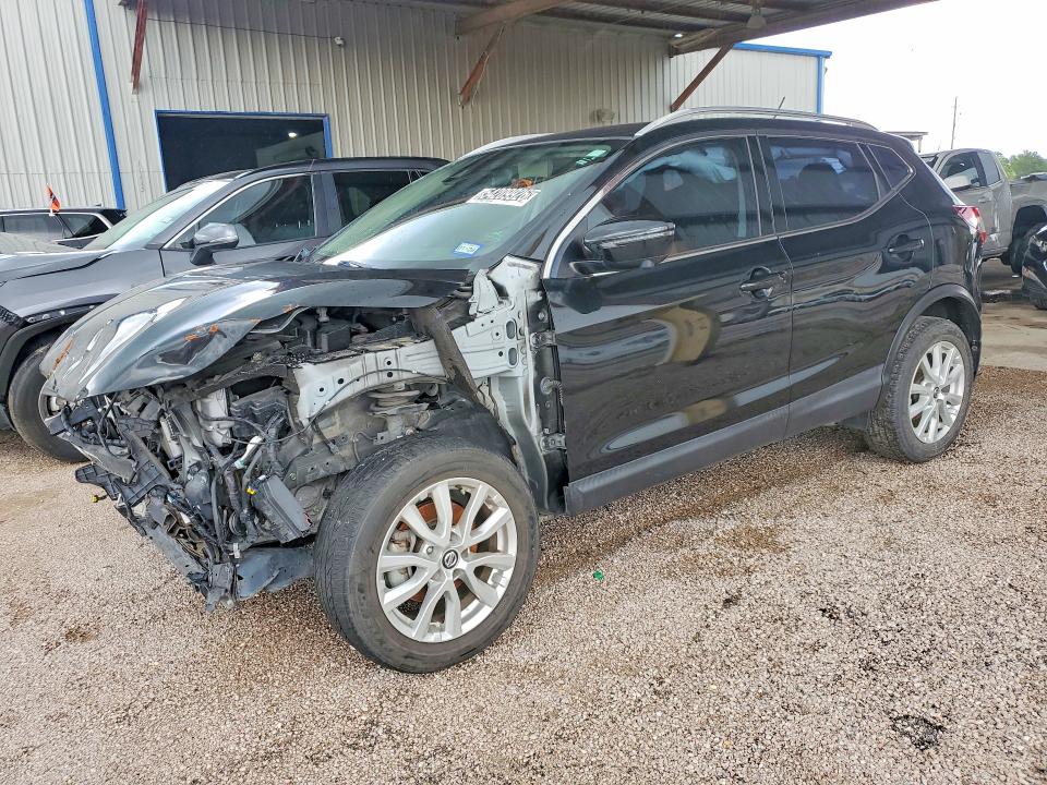 2021 Nissan Rogue sport VIN JN1BJ1BVXMW566421 COPART salvage auction — FRONT END, TX - CERTIFICATE OF TITLE, sold $2,200 on 2026-07-14 (photo 1)