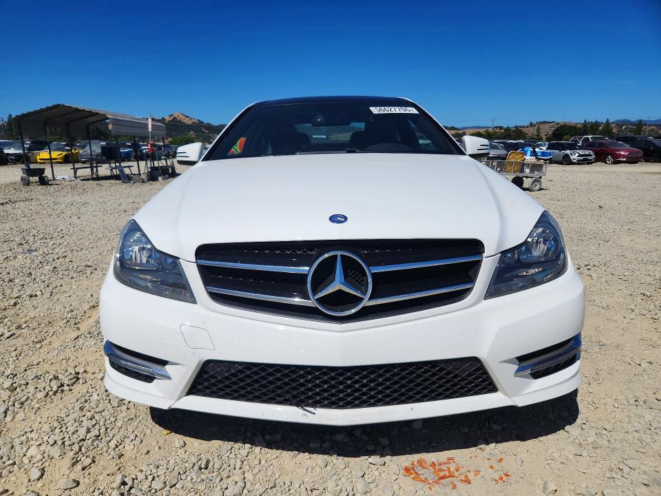 2015 Mercedes-benz C-klasse VIN WDDGJ5HB0FG374886 COPART salvage auction — REAR END, Ca - Salvage Certificate, sold $2,100 on 2026-07-28 (photo 5)
