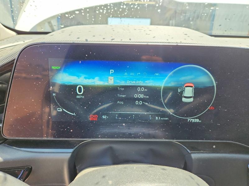 2024 Kia Niro VIN KNDCR3L1XR5110644 COPART salvage auction — MECHANICAL, CA - CERTIFICATE OF TITLE, sold $11,500 on 2026-07-08 (photo 9)