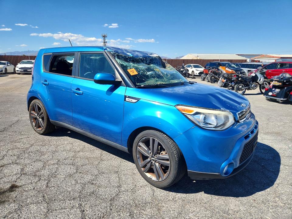 2015 Kia Soul VIN KNDJP3A59F7219096 COPART salvage auction — FRONT END, Nv - Salvage Title, sold $500 on 2026-07-13 (photo 4)