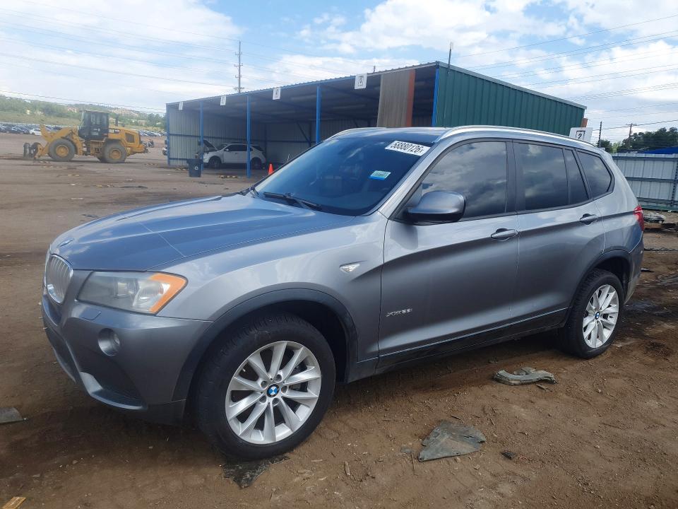2014 BMW X3 VIN 5UXWX9C56E0D16061 COPART salvage auction — MECHANICAL, Co - Certificate Of Title (P), sold $1,200 on 2026-07-27 (photo 1)