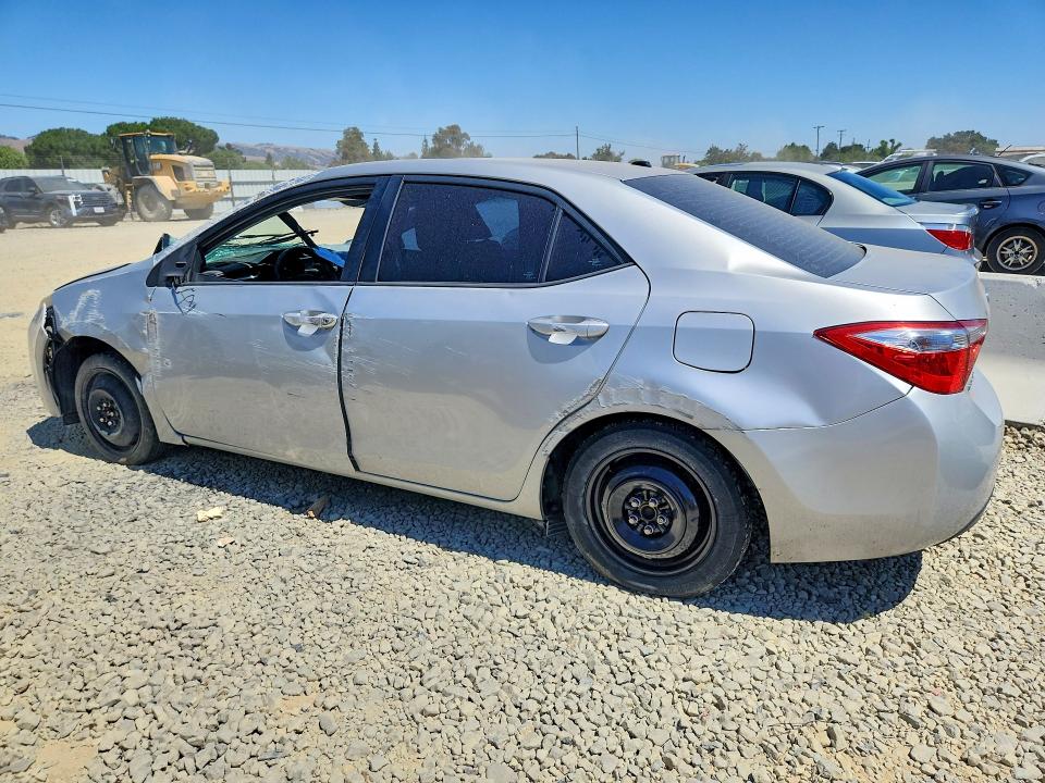 2014 Toyota Corolla VIN 5YFBURHE8EP075236 COPART salvage auction — ROLLOVER, CA - SALVAGE CERTIFICATE, sold $1,100 on 2026-07-14 (photo 2)