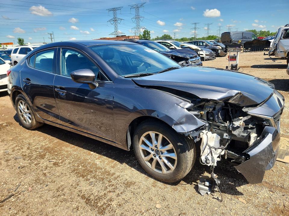 2016 Mazda 3 VIN JM1BM1X77G1302024 COPART salvage auction — FRONT END, Wv - Salvage Certificate, sold $2,200 on 2026-07-28 (photo 4)