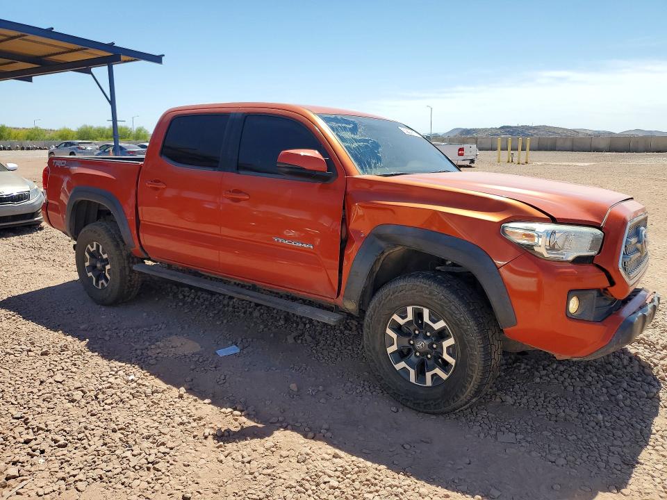 2017 Toyota Tacoma VIN 3TMCZ5ANXHM101131 COPART salvage auction — FRONT END, Az - Cert Of Title - Salvage, sold $10,200 on 2026-07-09 (photo 4)