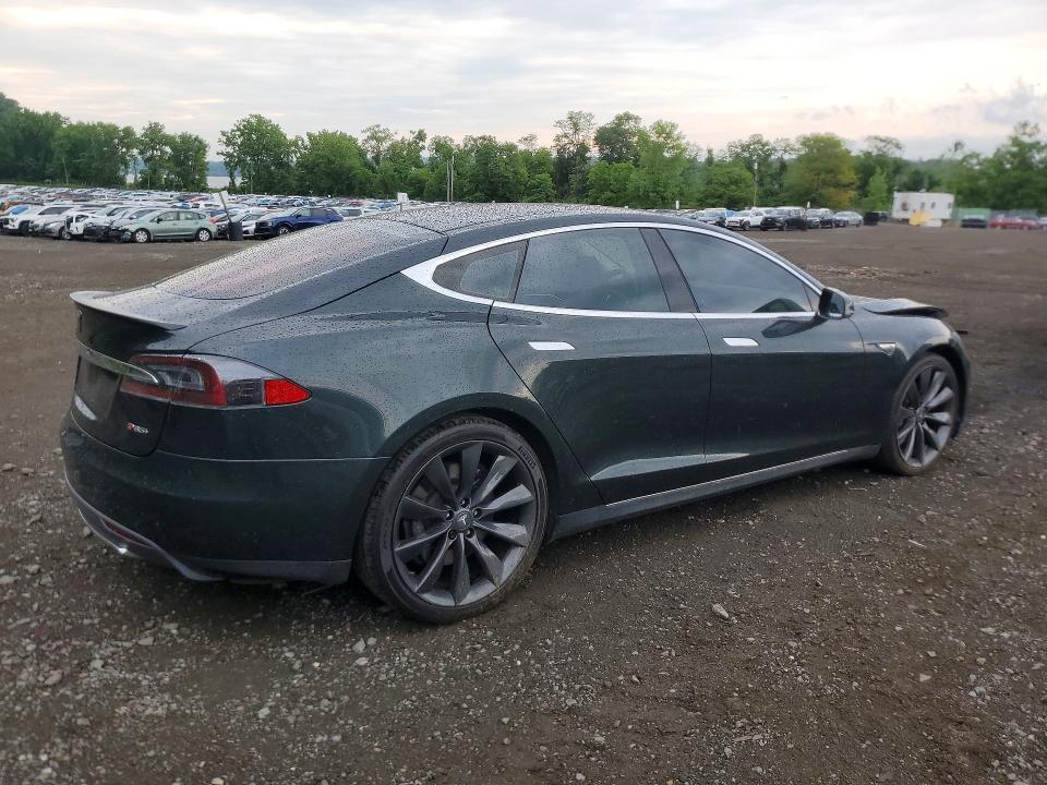 2013 Tesla VIN 5YJSA1DP1DFP27061 COPART salvage auction — FRONT END, Ny - Mv-907A Salvage Certificate, sold $4,200 on 2026-07-09 (photo 3)