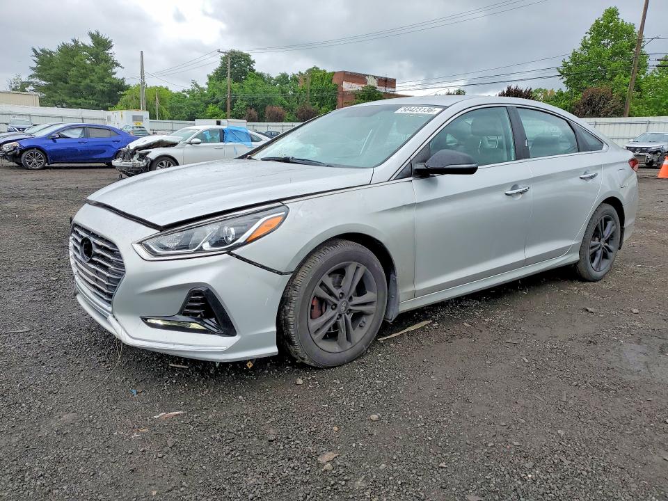 2018 Hyundai Sonata VIN 5NPE34AF4JH659338 COPART salvage auction — FRONT END, CT - CERT OF TITLE-SALVAGE, sold $1,100 on 2026-07-02 (photo 1)