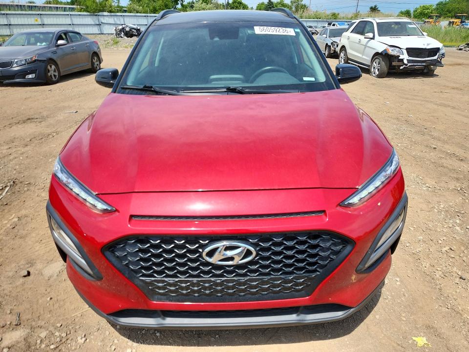 2020 Hyundai Kona VIN KM8K2CAA4LU588621 COPART salvage auction — HAIL, Oh - Cert Of Title-Salvage, sold $5,500 on 2026-07-20 (photo 5)