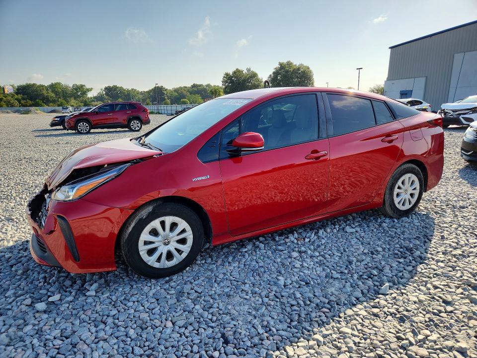 2019 Toyota Prius VIN JTDKARFU0K3089879 COPART salvage auction — FRONT END, Fl - Cert Of Title Slvg Rebuildable, sold $3,650 on 2026-07-13 (photo 1)