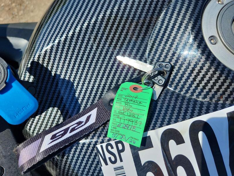 2012 Yamaha Yzf VIN JYARJ16E7CA023654 COPART salvage auction — SIDE, Il - Salvage Certificate, sold $2,450 on 2026-07-30 (photo 8)