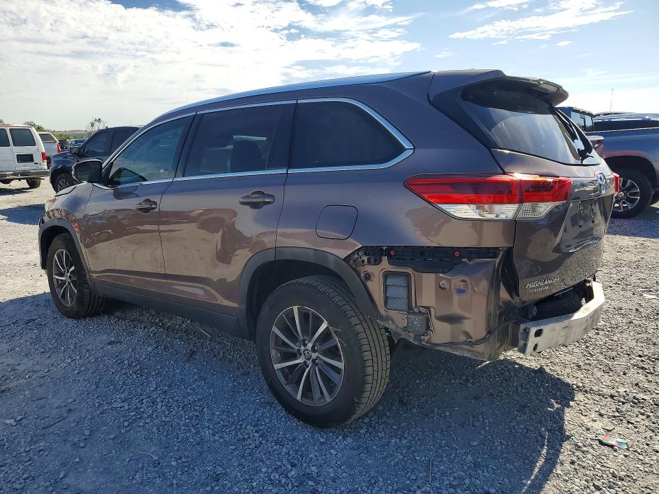 2019 Toyota VIN 5TDKZRFH1KS312604 COPART salvage auction — FRONT END, Fl - Certificate Of Destruction, sold $6,800 on 2026-07-14 (photo 2)