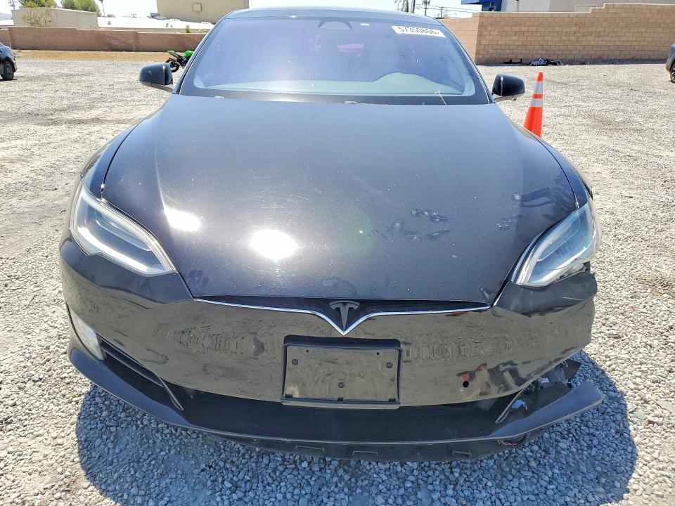 2017 Tesla Model s VIN 5YJSA1E44HF227552 COPART salvage auction — FRONT END, Ca - Salvage Certificate, sold $11,300 on 2026-07-08 (photo 5)