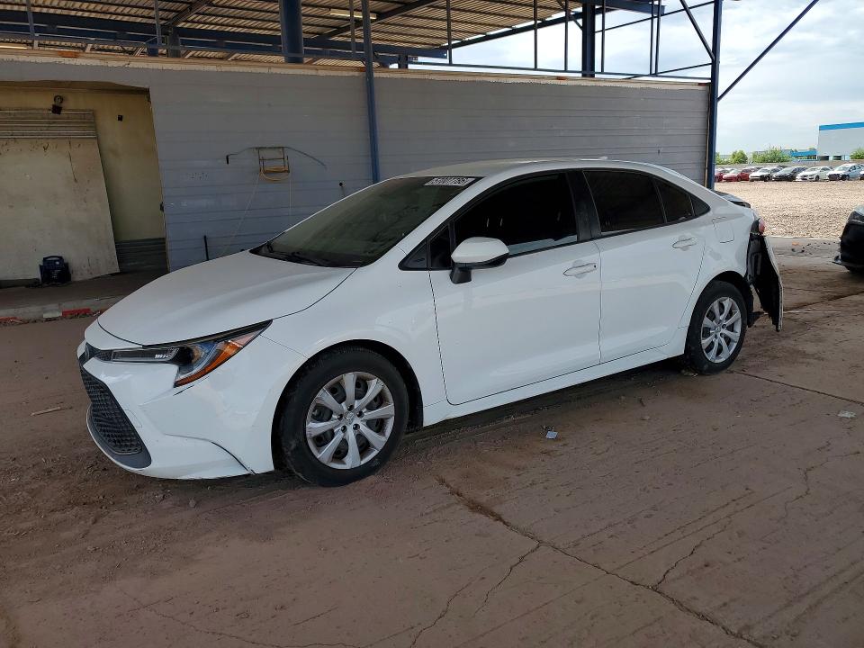 2021 Toyota Corolla VIN JTDEPMAE6MJ125099 COPART salvage auction — REAR END, Az - Cert Of Title - Salvage, sold $5,300 on 2026-07-09 (photo 1)