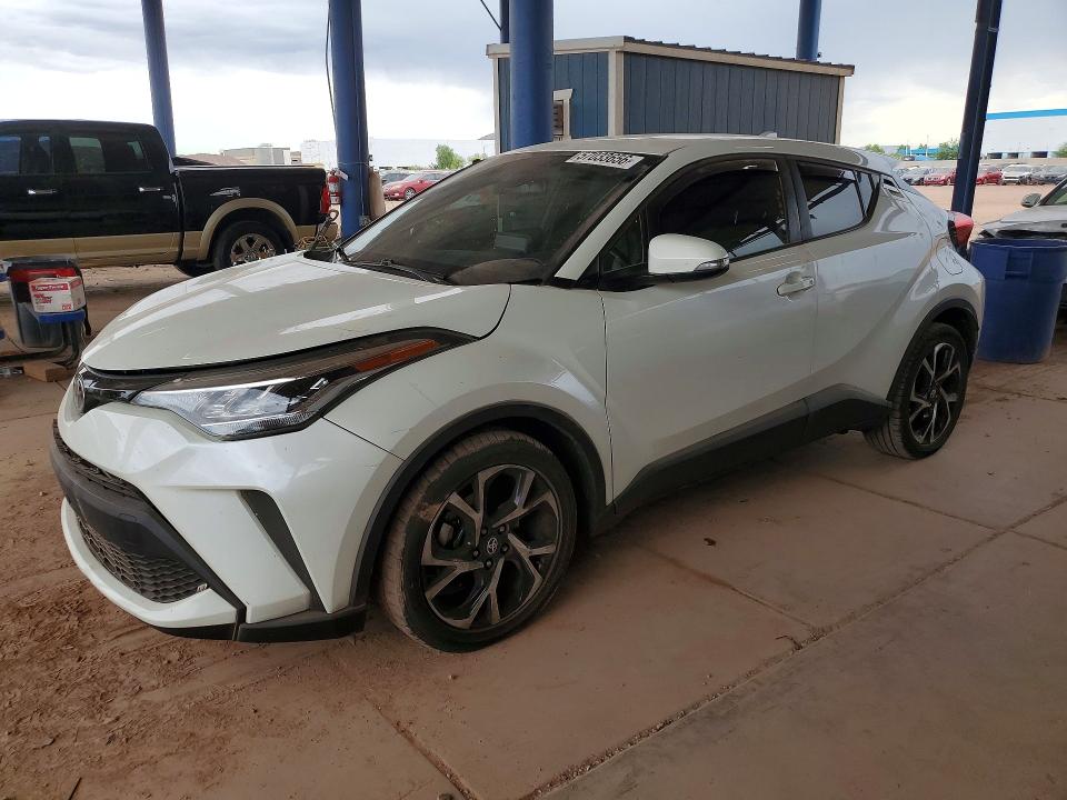 2020 Toyota C-hr VIN JTNKHMBX0L1075035 COPART salvage auction — FRONT END, Az - Cert Of Title - Salvage, sold $10,200 on 2026-07-07 (photo 1)