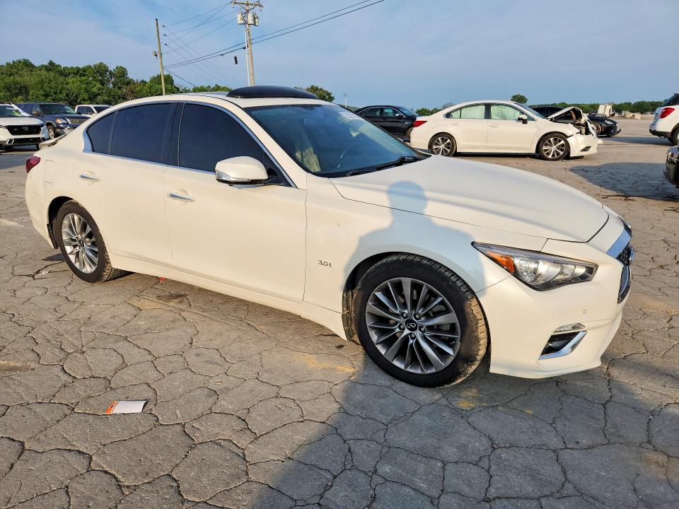 2020 Infiniti Q50 VIN JN1EV7AR3LM251303 COPART salvage auction — REAR END, Id - Salvage Certificate Of Title, sold $8,000 on 2026-08-17 (photo 4)