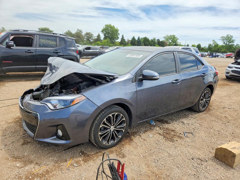 2016 Toyota Corolla VIN 5YFBURHE0GP548517 COPART salvage auction — FRONT END, Il - Salvage Certificate, sold $2,050 on 2026-07-14 (photo 1)