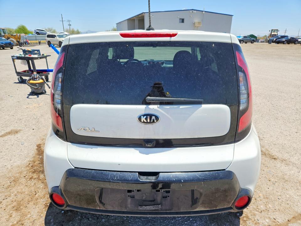 2016 Kia VIN KNDJP3A58G7293269 COPART salvage auction — FRONT END, Az - Cert Of Title - Salvage, sold $1,350 on 2026-07-06 (photo 6)