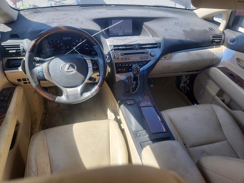 2013 Lexus Rx VIN 2T2BK1BA5DC157321 COPART salvage auction — FRONT END, Ca - Salvage Certificate, sold $5,500 on 2026-07-03 (photo 8)