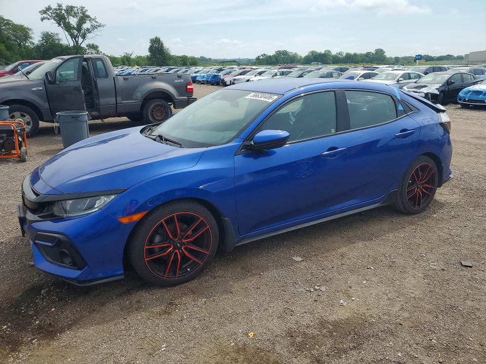 2020 Honda Civic VIN SHHFK7H42LU225304 COPART salvage auction — REAR END, Ia - Cert Of Title-Salvage Title, sold $4,450 on 2026-07-06 (photo 1)