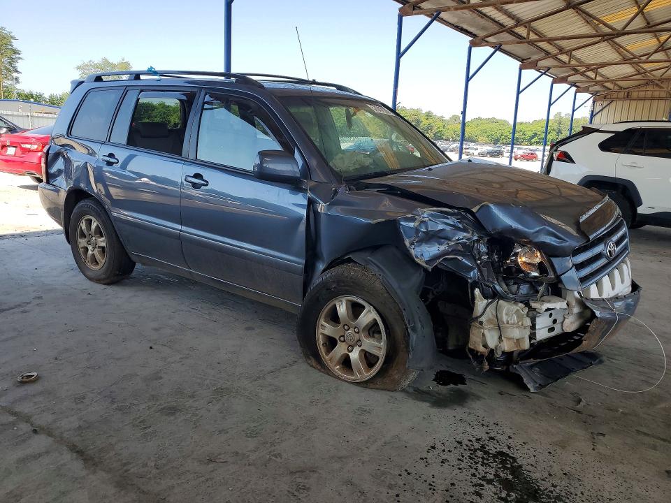 2006 Toyota Highlander VIN JTEDP21A660101757 COPART salvage auction — ROLLOVER, GA - CERT OF TITLE-SALVAGE, sold $600 on 2026-07-30 (photo 4)