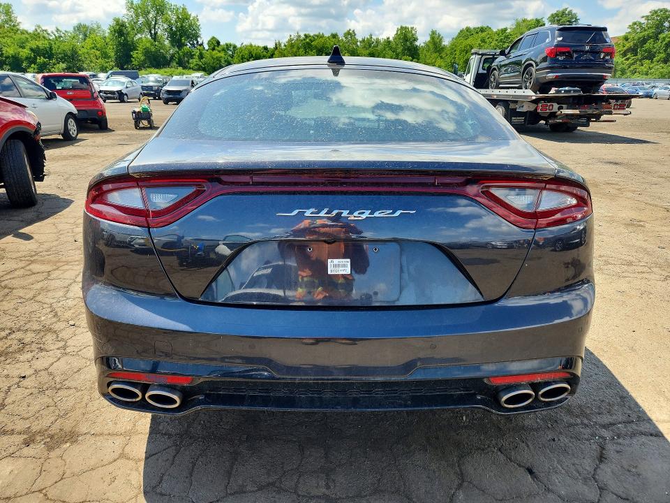 2019 Kia Stinger VIN KNAE35LC8K6043725 COPART salvage auction — FRONT END, Ct - Cert Of Title-Salvage, sold $3,350 on 2026-07-14 (photo 6)