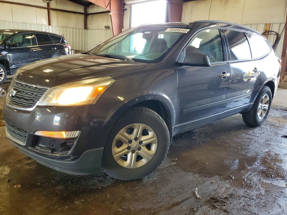 2013 Chevrolet Traverse VIN 1GNKRFED7DJ124741 COPART salvage auction — FRONT END, Mi - Certificate Of Title, sold $775 on 2026-07-31 (photo 1)