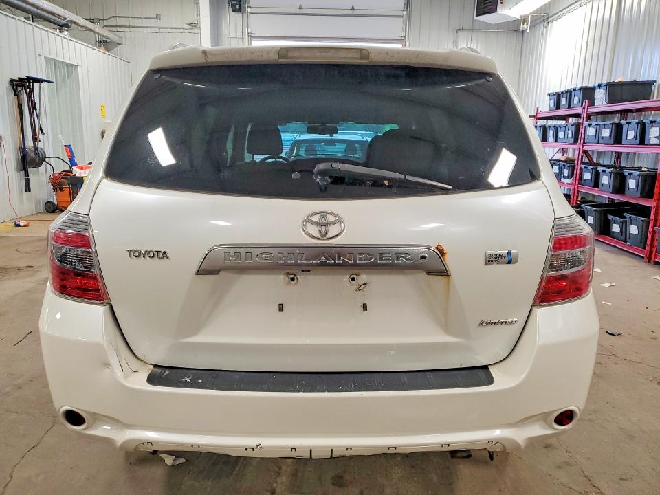 2008 Toyota Highlander hybrid VIN JTEEW44A582001252 COPART salvage auction — MECHANICAL, Mn - Certificate Of Title, sold $650 on 2026-07-02 (photo 6)