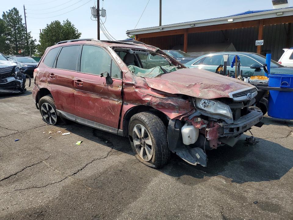 2018 Subaru VIN JF2SJAGC7JH432293 COPART salvage auction — ROLLOVER, Co - Public - Salvage Title, sold $525 on 2026-07-09 (photo 4)