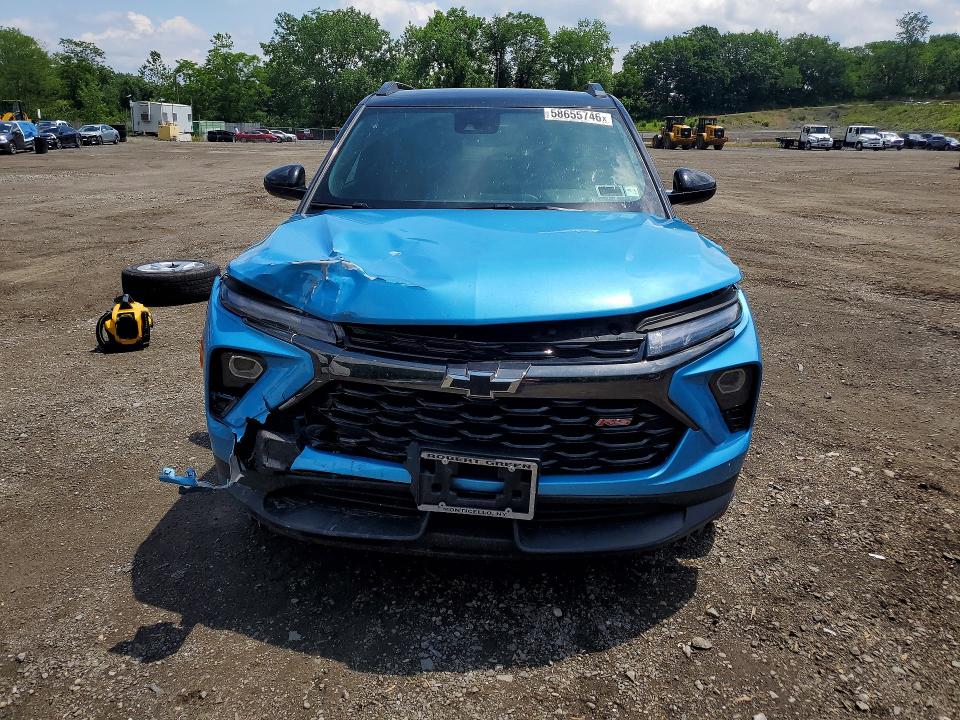2025 Chevrolet Trailblazer VIN KL79MUSL1SB092086 COPART salvage auction — FRONT END, Ny - Mv-907A Salvage Certificate, sold $6,200 on 2026-07-23 (photo 5)